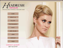 Tablet Screenshot of headrush.ie